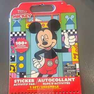10/$10-Disney Mickey Mouse Colorful Sticker Pad